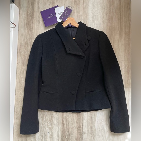 NEW RALPH LAUREN PURPLE COLLECTION CASHMERE WOOL BLEND JACKET 8 - Picture 3 of 6